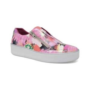 NEW ZIERA women's zikta w sneakers in pink mix patent leather/ white sole